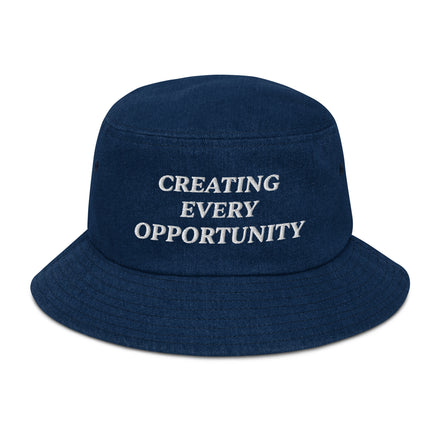 Creating Every Opportunity Denim Bucket Hat