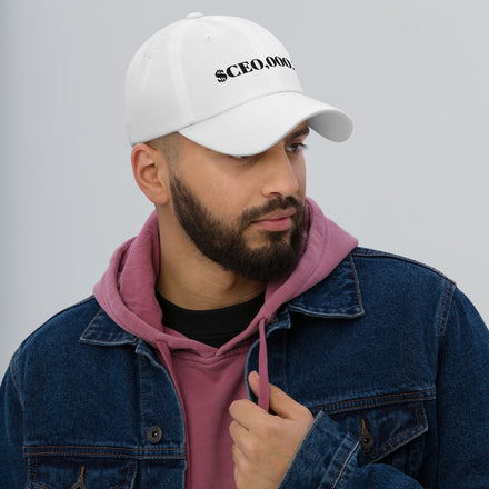 $CEO dad hat [black embroidery]